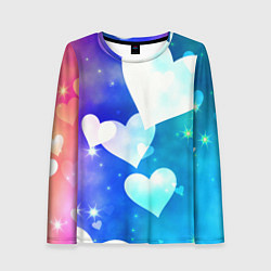 Женский лонгслив Dreamy Hearts Multicolor