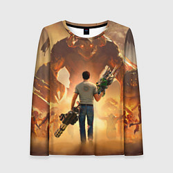 Лонгслив женский Serious Sam, цвет: 3D-принт