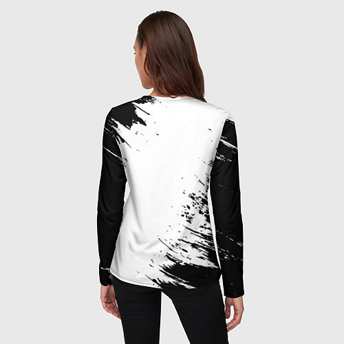 Женский лонгслив Девушка теннисист - определение / 3D-принт – фото 4