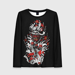 Женский лонгслив Irezumi самурай