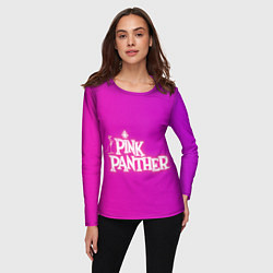 Лонгслив женский Pink panther, цвет: 3D-принт — фото 2