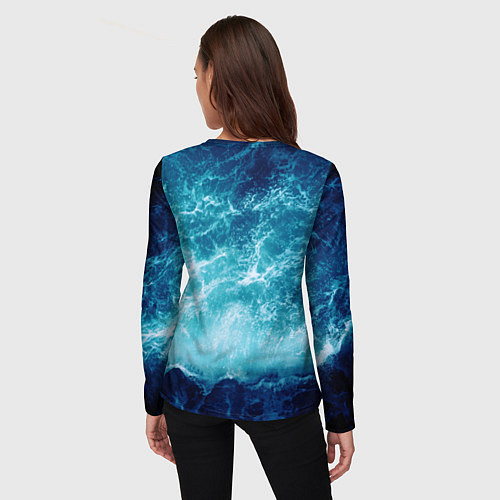 Женский лонгслив Subnautica / 3D-принт – фото 4