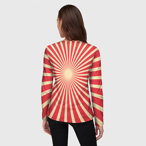 Женский лонгслив Праздник трудящихся / 3D-принт – фото 4