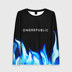 Женский лонгслив OneRepublic blue fire