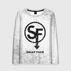 Лонгслив женский Sally Face с потертостями на светлом фоне, цвет: 3D-принт