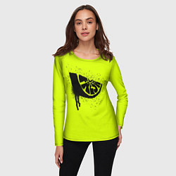 Лонгслив женский Fresh lime, цвет: 3D-принт — фото 2