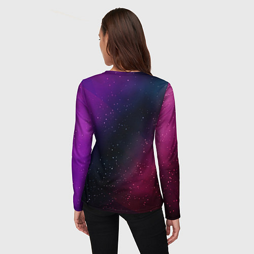 Женский лонгслив Goblin Slayer gradient space / 3D-принт – фото 4