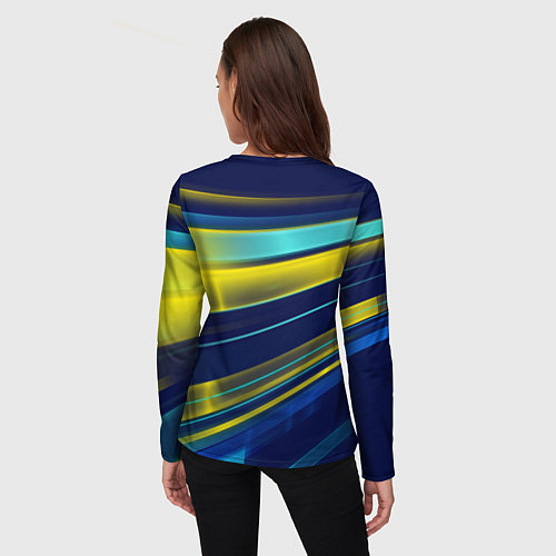 Женский лонгслив Спортивная немецкая машина Porsche 911 / 3D-принт – фото 4