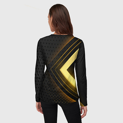 Женский лонгслив Volkswagen sign / 3D-принт – фото 4