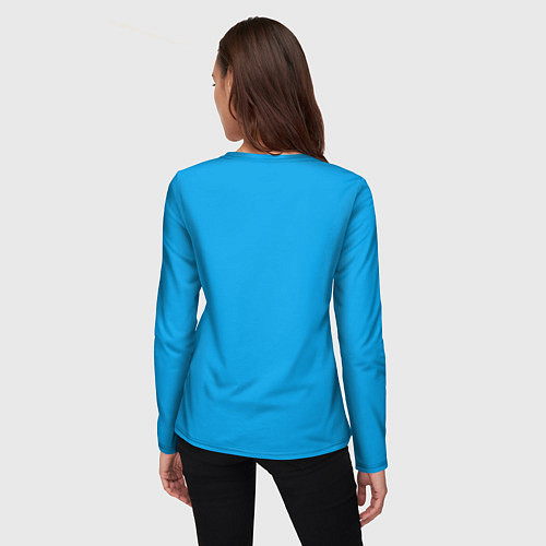 Женский лонгслив Кируко и Мару - Великая небесная стена / 3D-принт – фото 4