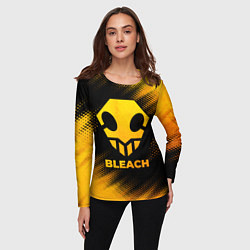 Лонгслив женский Bleach - gold gradient, цвет: 3D-принт — фото 2