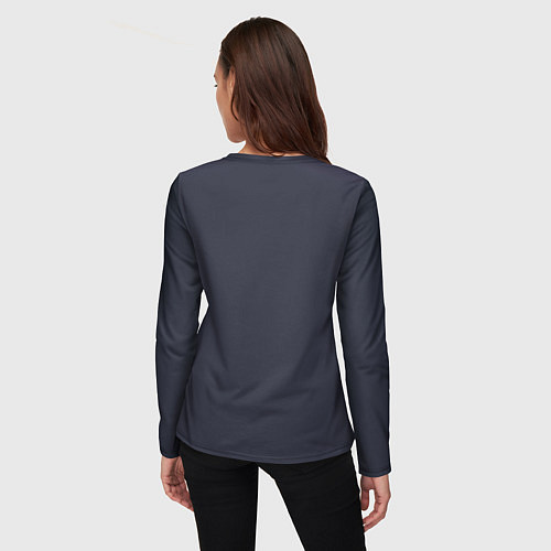 Женский лонгслив Деловой пиджак с рубашкой / 3D-принт – фото 4