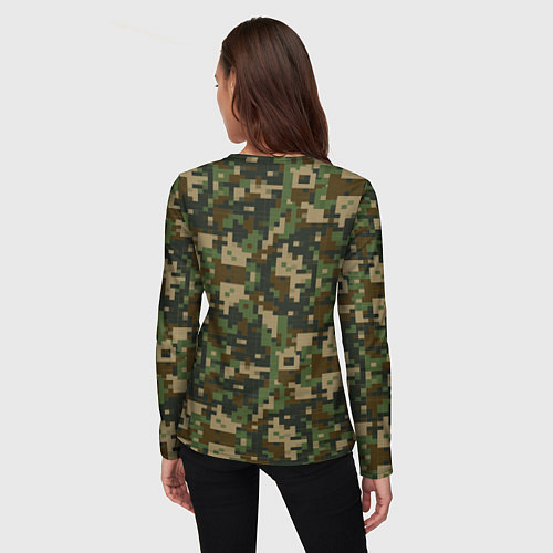 Женский лонгслив Граница на замке День пограничника Overprint / 3D-принт – фото 4