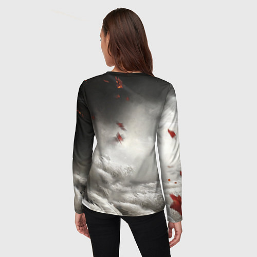 Женский лонгслив Ghost of Tsushima game / 3D-принт – фото 4