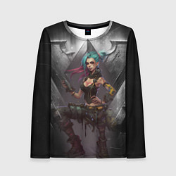 Лонгслив женский Jinx art Arcane League of Legends, цвет: 3D-принт