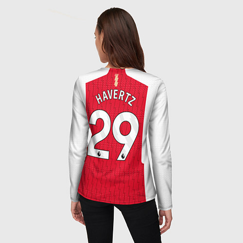 Женский лонгслив Кай Хаверц Арсенал форма 2324 домашняя / 3D-принт – фото 4