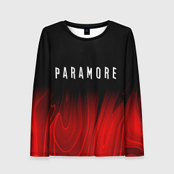 Лонгслив женский Paramore red plasma, цвет: 3D-принт