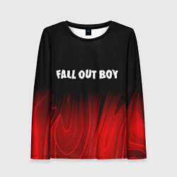 Лонгслив женский Fall Out Boy red plasma, цвет: 3D-принт