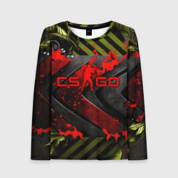 Лонгслив женский CS GO red logo, цвет: 3D-принт