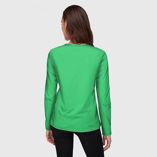 Женский лонгслив Мультяшное лицо монстра / 3D-принт – фото 4