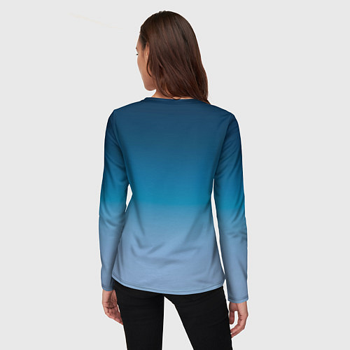 Женский лонгслив Flowers Album / 3D-принт – фото 4