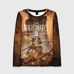 Лонгслив женский Герои Little nightmares 3, цвет: 3D-принт