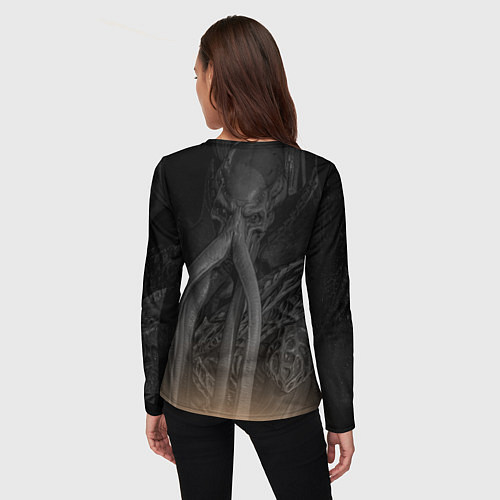 Женский лонгслив Baldurs Gate 3 logo / 3D-принт – фото 4