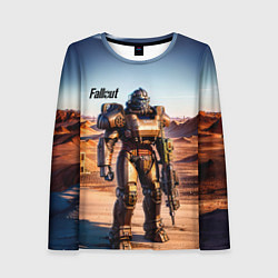 Лонгслив женский Robot Fallout, цвет: 3D-принт
