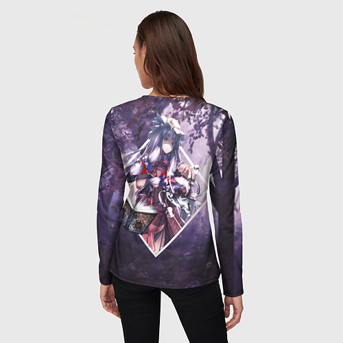 Женский лонгслив Touhou Project Пачули Нолидж / 3D-принт – фото 4