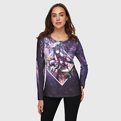 Лонгслив женский Touhou Project Пачули Нолидж, цвет: 3D-принт — фото 2