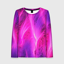 Лонгслив женский Pink abstract texture, цвет: 3D-принт