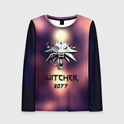 Лонгслив женский Ведьмак 2077, цвет: 3D-принт