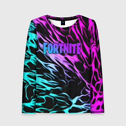 Лонгслив женский Fortnite neon uniform, цвет: 3D-принт