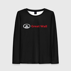 Лонгслив женский Great Wall auto, цвет: 3D-принт