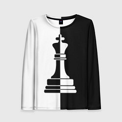 Лонгслив женский Ферзь, цвет: 3D-принт