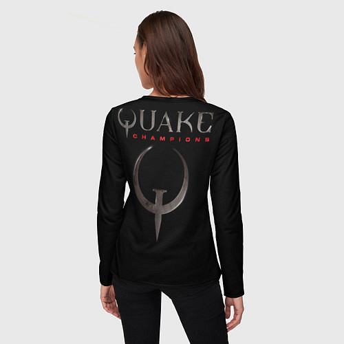 Женский лонгслив Quake - Ranger / 3D-принт – фото 4