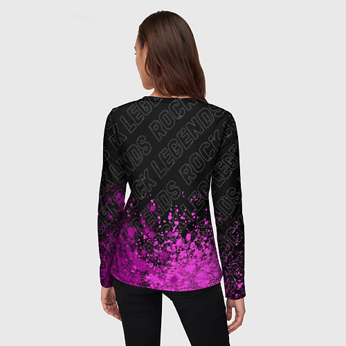 Женский лонгслив Muse rock legends посередине / 3D-принт – фото 4