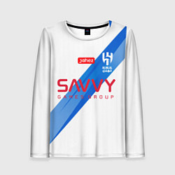 Лонгслив женский Неймар форма Аль-Хиляль 23-24 гостевая, цвет: 3D-принт