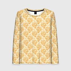 Лонгслив женский Рычания тигра, цвет: 3D-принт