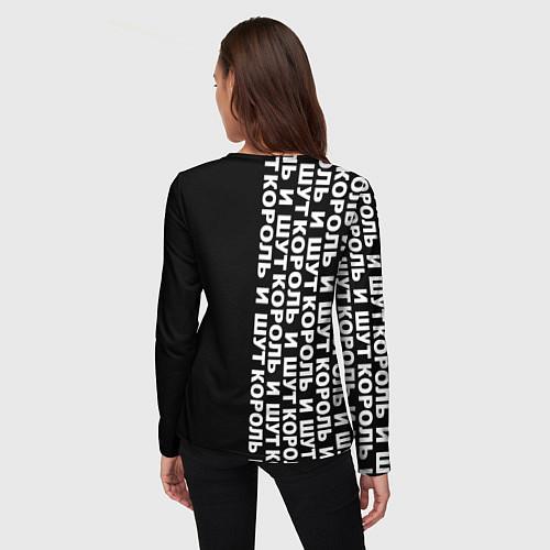 Женский лонгслив Король и шут - русская рок группа / 3D-принт – фото 4