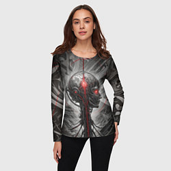 Лонгслив женский Кибернетический искусственный разум, цвет: 3D-принт — фото 2