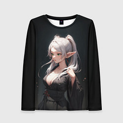 Лонгслив женский Фрирен в кимоно- Sou sou no frieren, цвет: 3D-принт