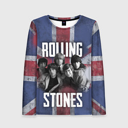 Лонгслив женский Rolling Stones - Great britain, цвет: 3D-принт