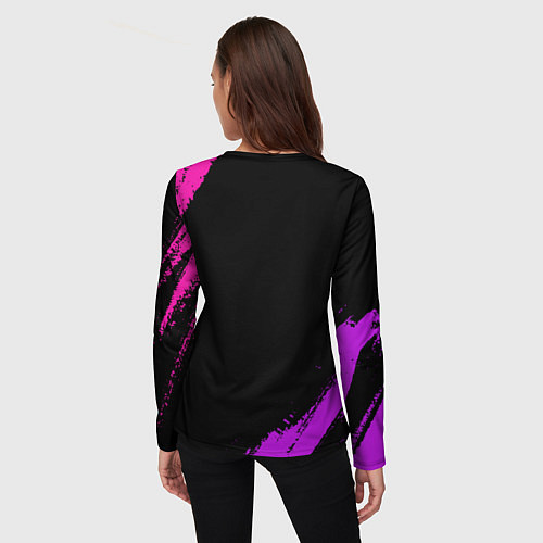 Женский лонгслив Вероника: с очень большой буквы / 3D-принт – фото 4