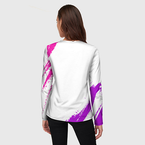 Женский лонгслив Оксана ну с очень большой буквы / 3D-принт – фото 4