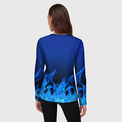 Женский лонгслив Biomutant fire / 3D-принт – фото 4