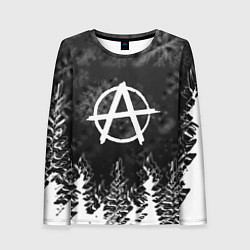 Лонгслив женский Anarchy winter gray, цвет: 3D-принт