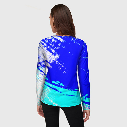 Женский лонгслив Half life cold steel / 3D-принт – фото 4