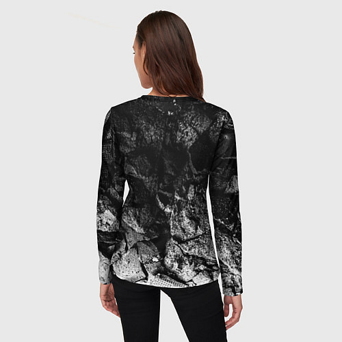 Женский лонгслив Babymetal black graphite / 3D-принт – фото 4