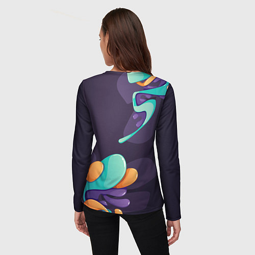 Женский лонгслив Palworld graffity splash / 3D-принт – фото 4